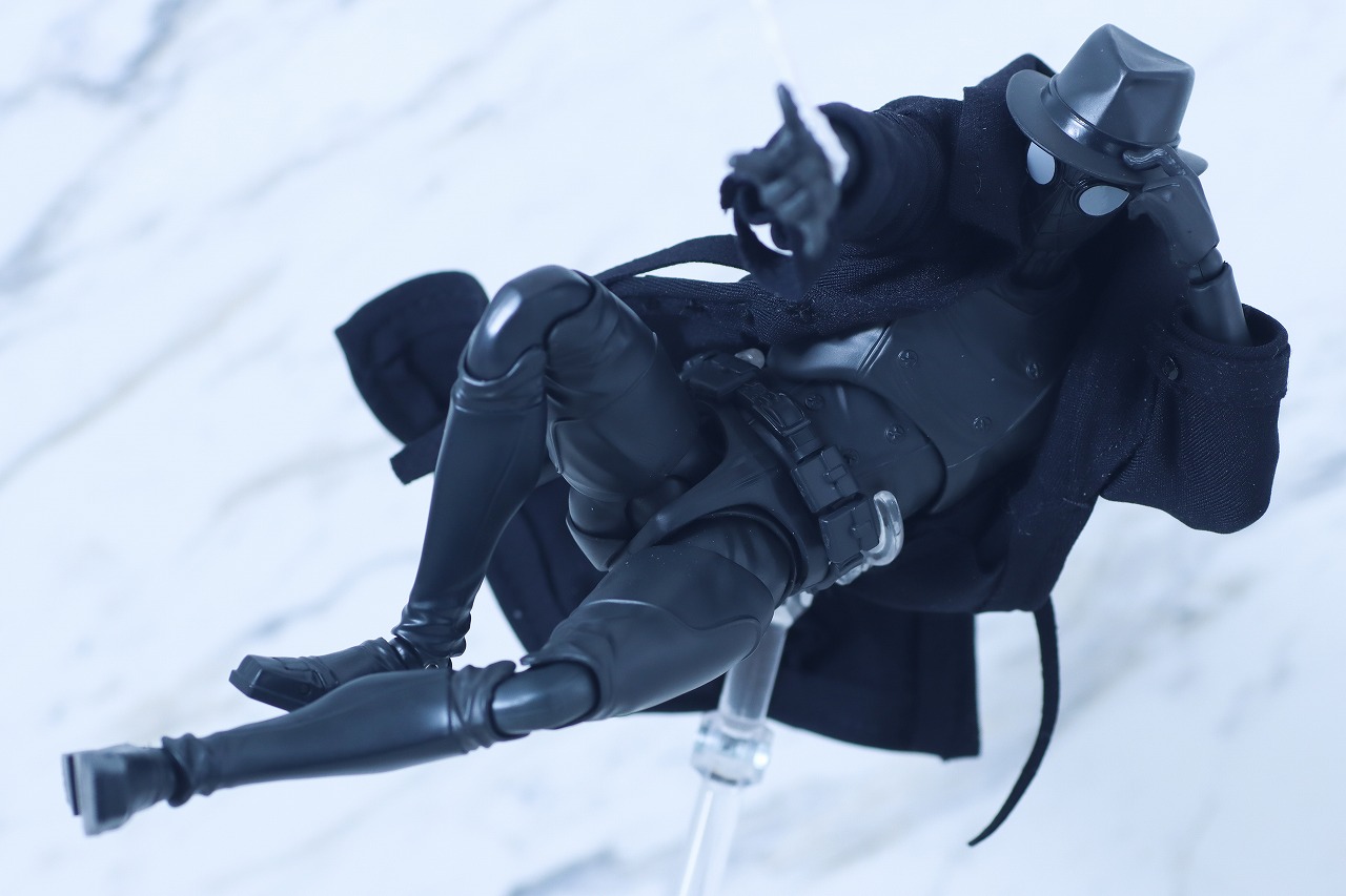 S.H.フィギュアーツ　スパイダーマン・ノワール　アクロス・ザ・スパイダーバース　レビュー　アクション