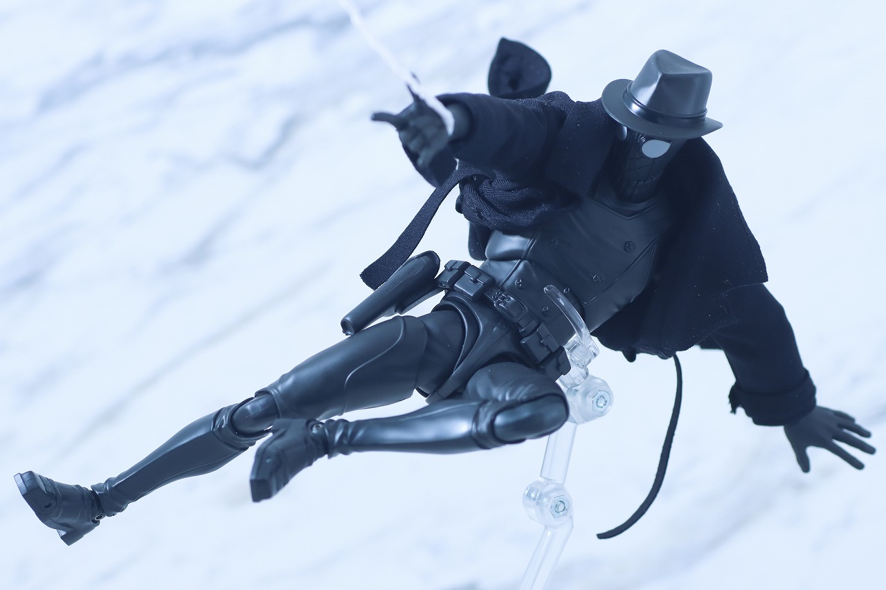S.H.フィギュアーツ　スパイダーマン・ノワール　アクロス・ザ・スパイダーバース　レビュー　アクション