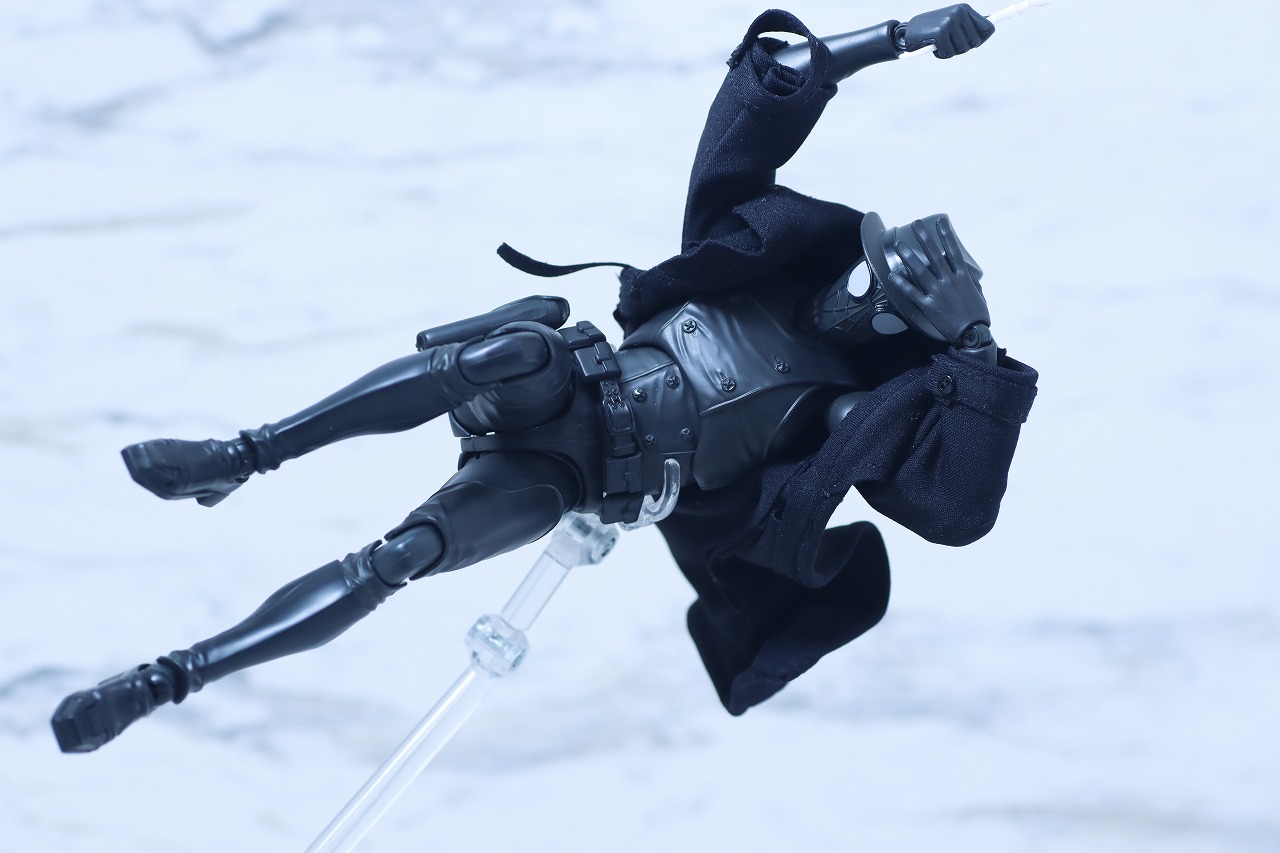 S.H.フィギュアーツ　スパイダーマン・ノワール　アクロス・ザ・スパイダーバース　レビュー　アクション