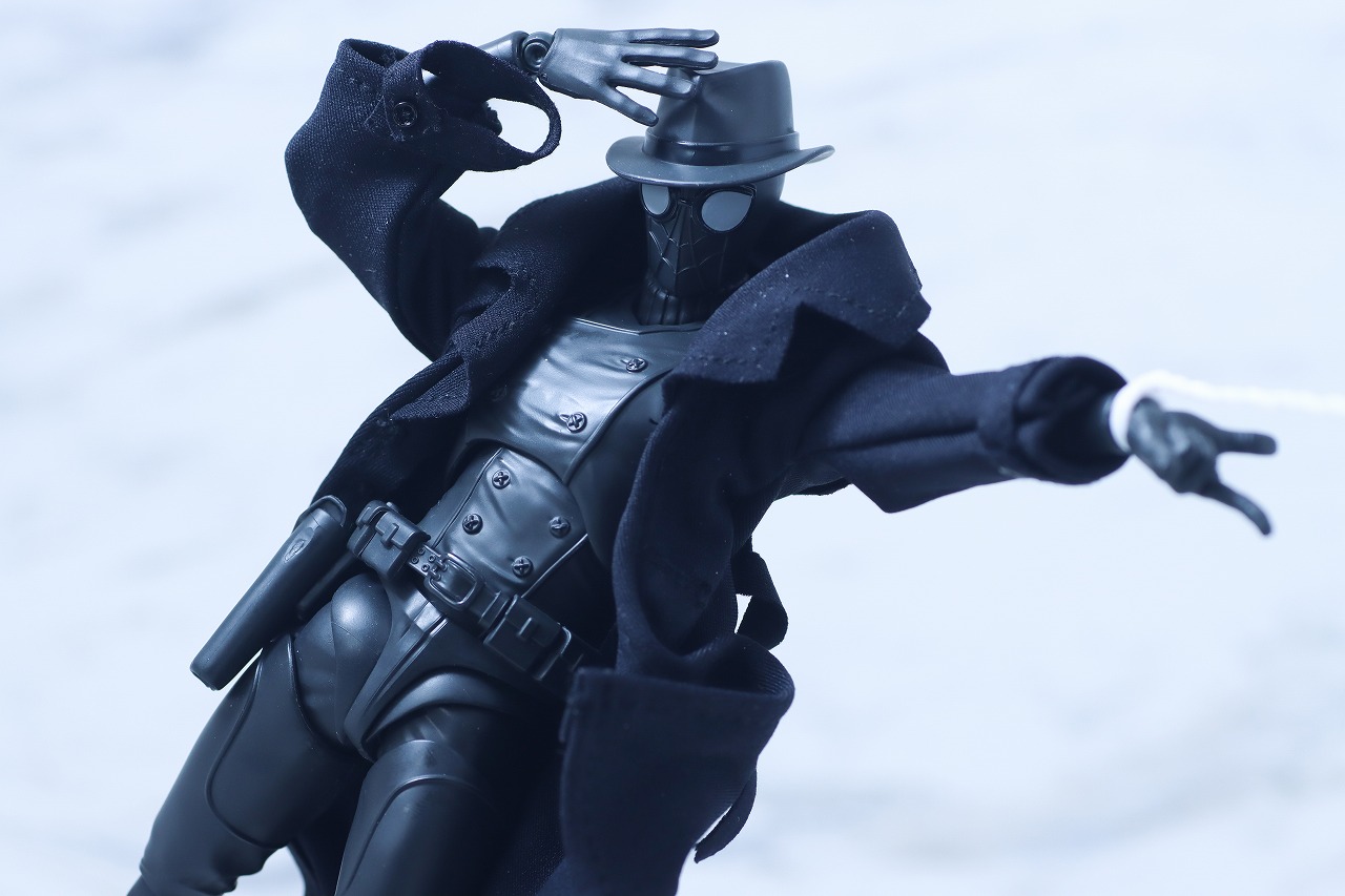S.H.フィギュアーツ　スパイダーマン・ノワール　アクロス・ザ・スパイダーバース　レビュー　アクション
