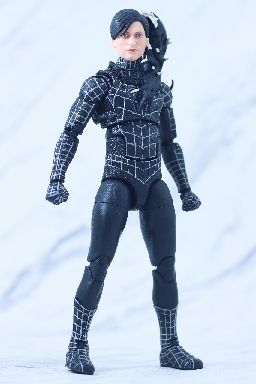 ーベルレジェンド　スパイダーマン ブラックスーツ（『スパイダーマン3』）　レビュー　本体