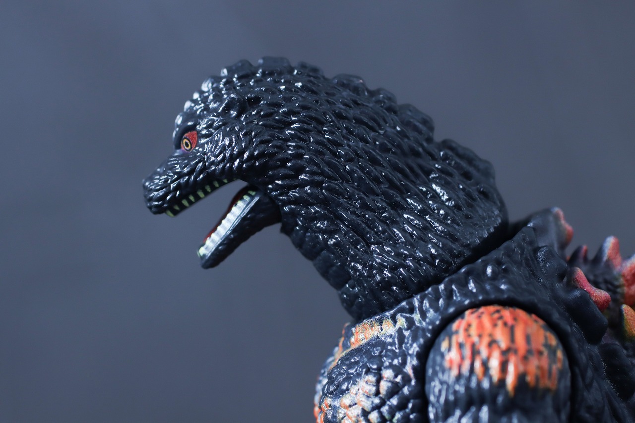 ゴジラアクションフィギュア　バーニングゴジラ　レビュー　可動範囲