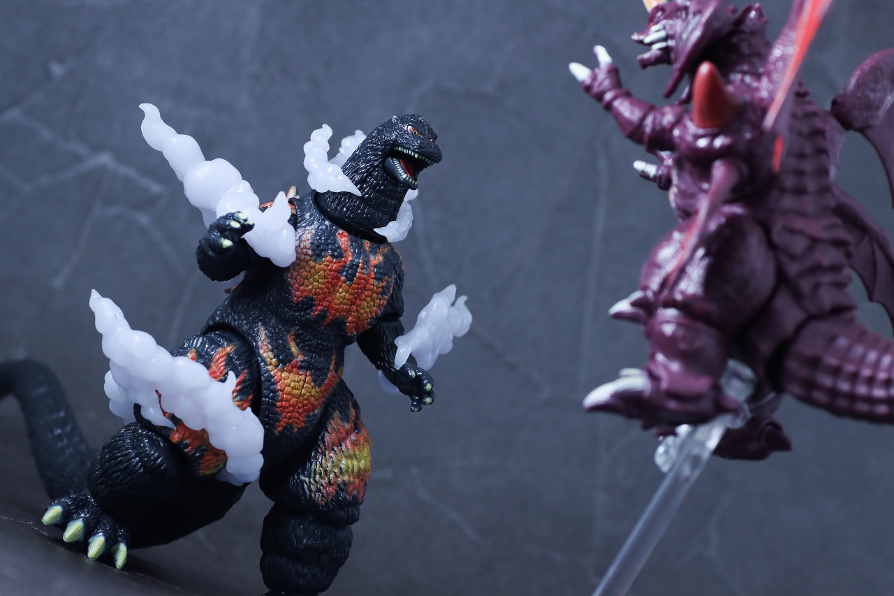 ゴジラアクションフィギュア　バーニングゴジラ　レビュー　アクション　デストロイア