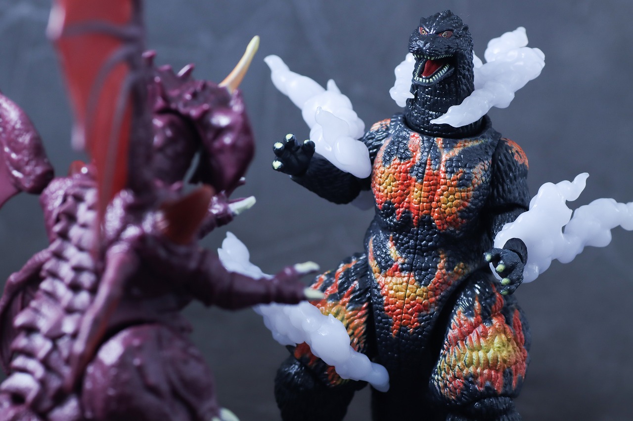 ゴジラアクションフィギュア　バーニングゴジラ　レビュー　アクション　デストロイア