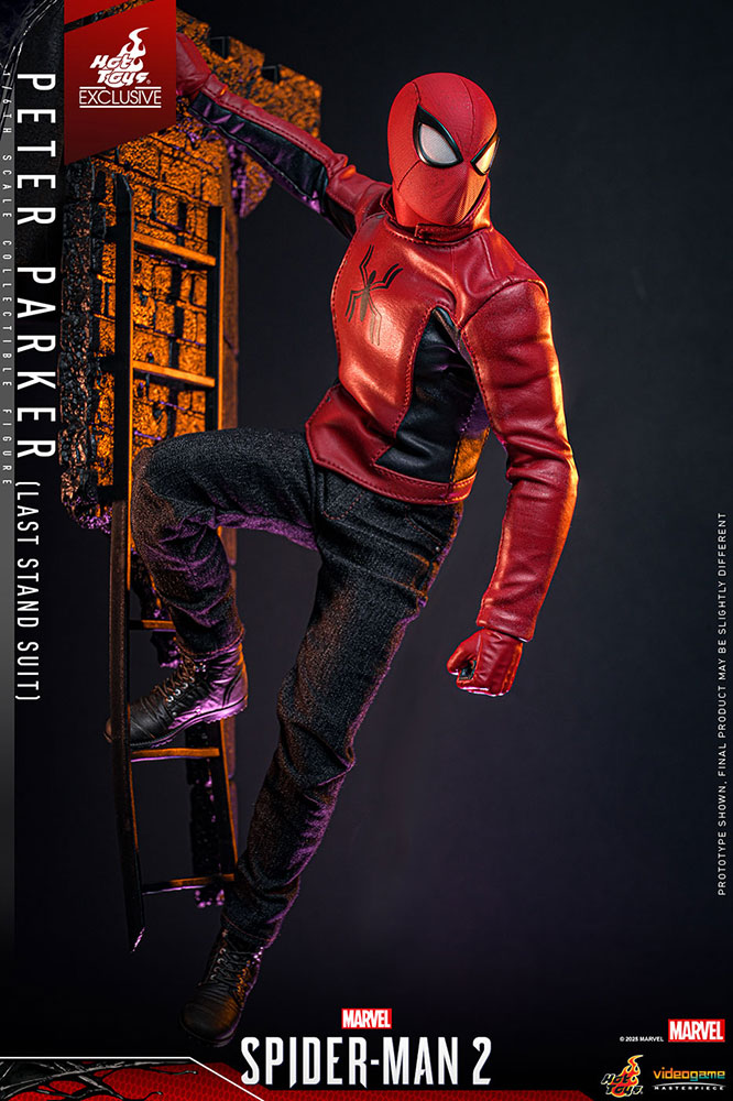 ホットトイズ　ビデオゲーム・マスターピース　ピーター・パーカー／スパイダーマン（ラストスタンド・スーツ）