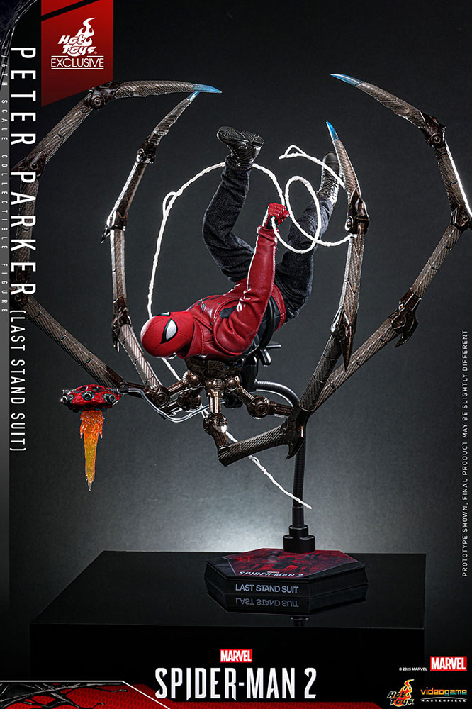 ホットトイズ　ビデオゲーム・マスターピース　ピーター・パーカー／スパイダーマン（ラストスタンド・スーツ）