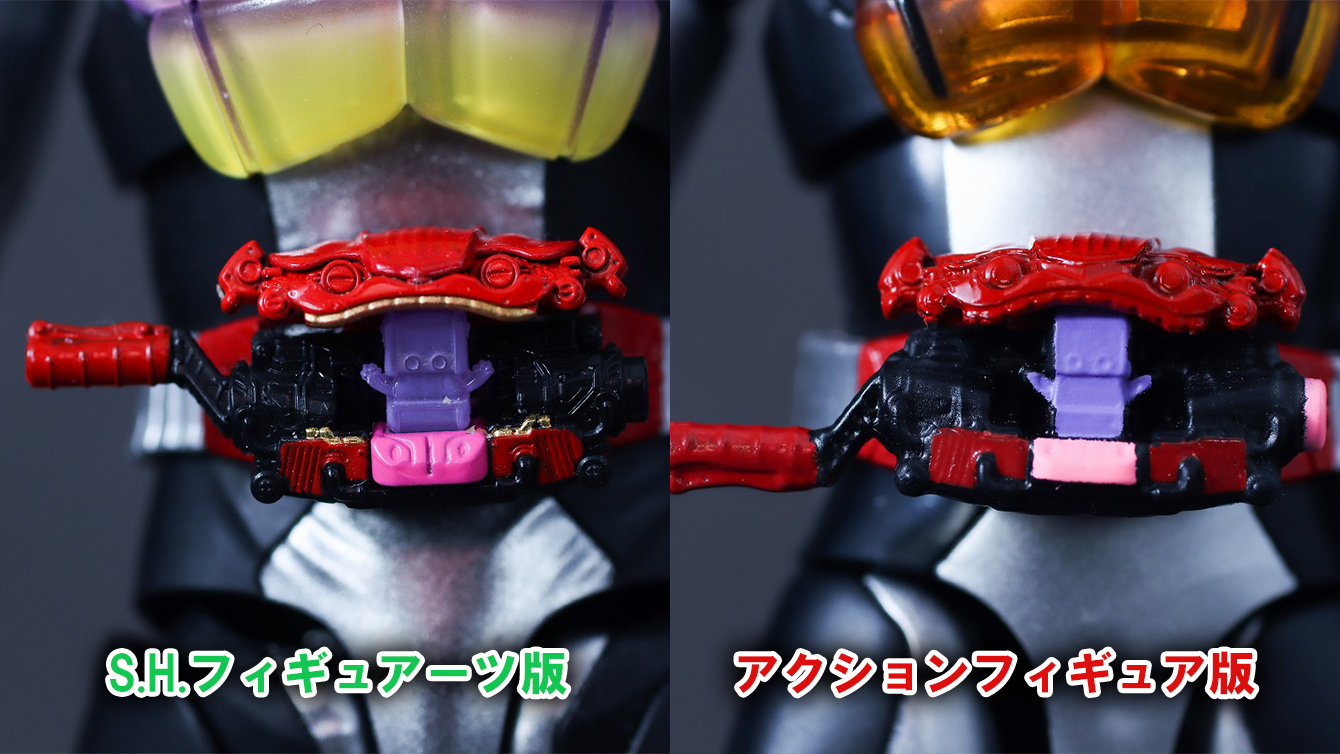 アクションフィギュア　仮面ライダーガヴ ポッピングミフォーム　レビュー　比較　S.H.フィギュアーツ
