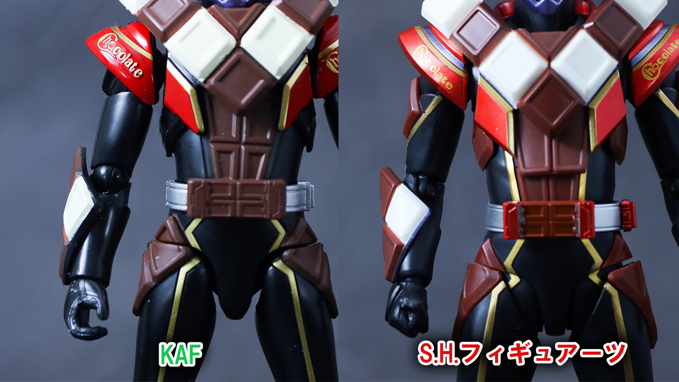 S.H.フィギュアーツ　仮面ライダーヴァレン チョコドンフォーム　レビュー　比較　仮面ライダーアクションフィギュア