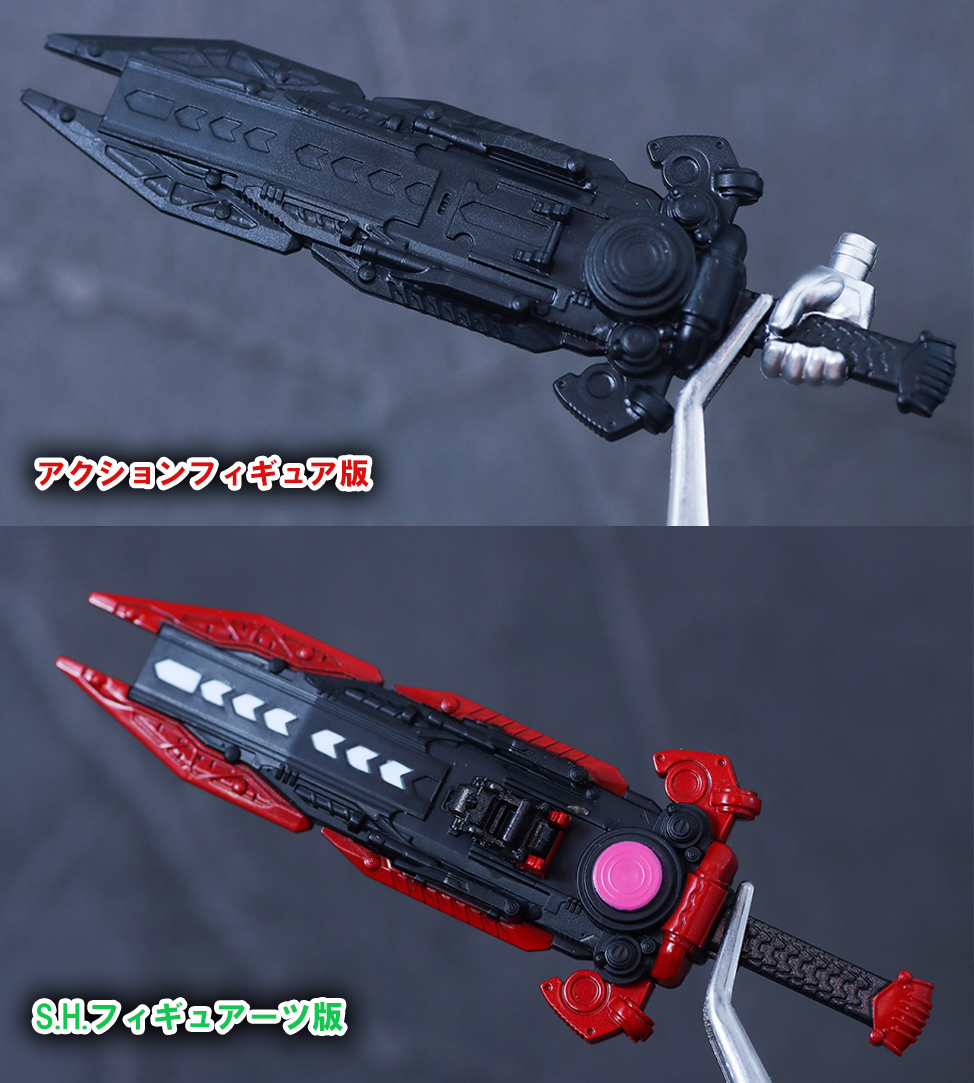 アクションフィギュア　仮面ライダーガヴ ポッピングミフォーム　レビュー　付属品　ガヴガブレイド　S.H.フィギュアーツ　比較