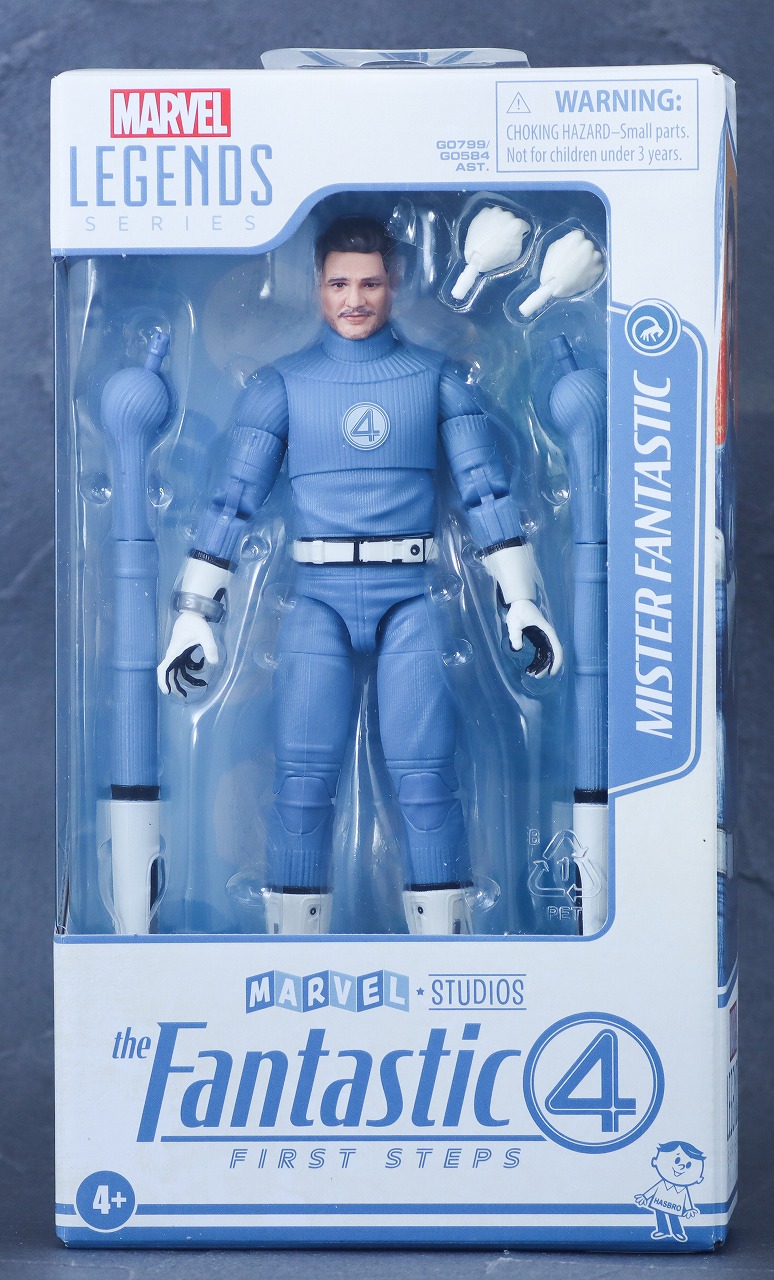 マーベルレジェンド　リード・リチャーズ　ミスター・ファンタスティック（『ファンタスティック4：ファースト・ステップ』）　レビュー　パッケージ