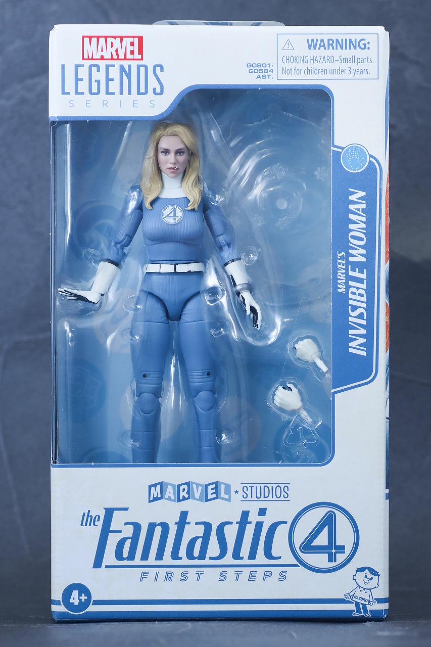 マーベルレジェンド　スー・ストーム　インビジブル・ウーマン（ファンタスティック4：ファースト・ステップ）　レビュー　パッケージ