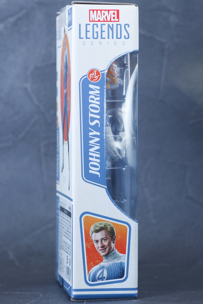 マーベルレジェンド　ジョニー・ストーム（『ファンタスティック4：ファースト・ステップ』）　レビュー　パッケージ