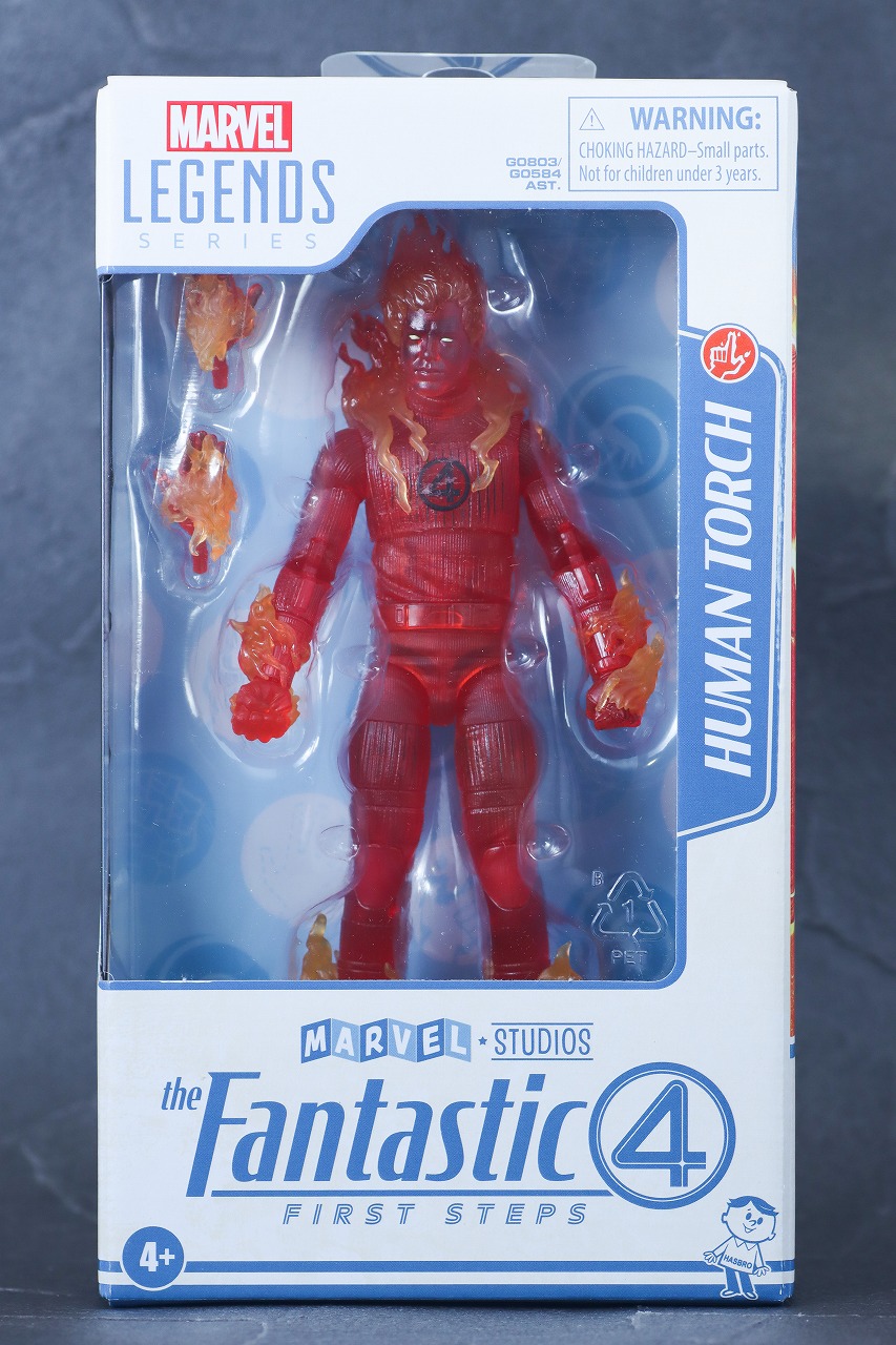 マーベルレジェンド　ヒューマン・トーチ（ファンタスティック4：ファースト・ステップ）　レビュー　パッケージ