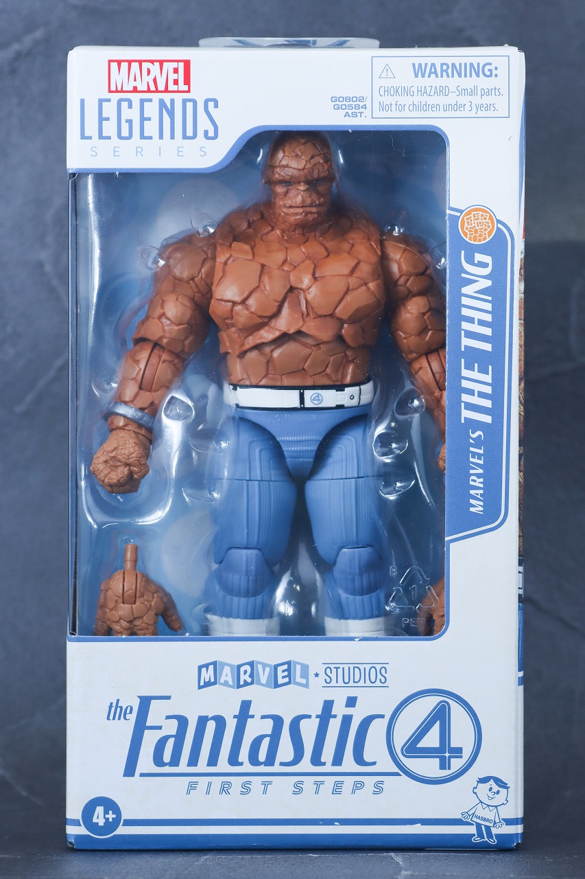 マーベルレジェンド　ベン・グリム　ザ・シング（『ファンタスティック4：ファースト・ステップ』）　レビュー　パッケージ