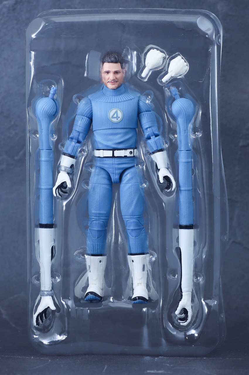 マーベルレジェンド　リード・リチャーズ　ミスター・ファンタスティック（『ファンタスティック4：ファースト・ステップ』）　レビュー　パッケージ