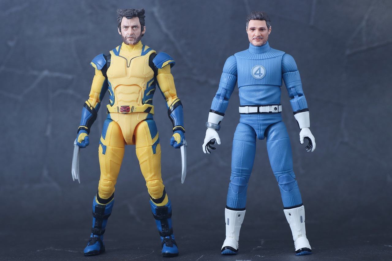 マーベルレジェンド　リード・リチャーズ　ミスター・ファンタスティック（『ファンタスティック4：ファースト・ステップ』）　レビュー　本体　比較　ウルヴァリン