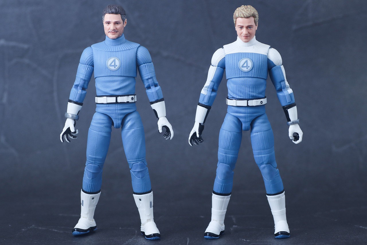 マーベルレジェンド　ジョニー・ストーム（『ファンタスティック4：ファースト・ステップ』）　レビュー　本体 ミスター・ファンタスティック　比較