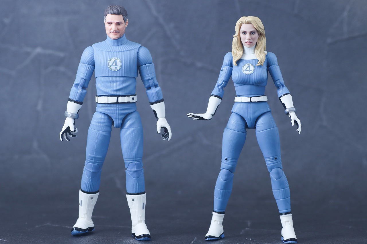 マーベルレジェンド　スー・ストーム　インビジブル・ウーマン（ファンタスティック4：ファースト・ステップ）　レビュー　本体　ミスター・ファンタスティック　比較