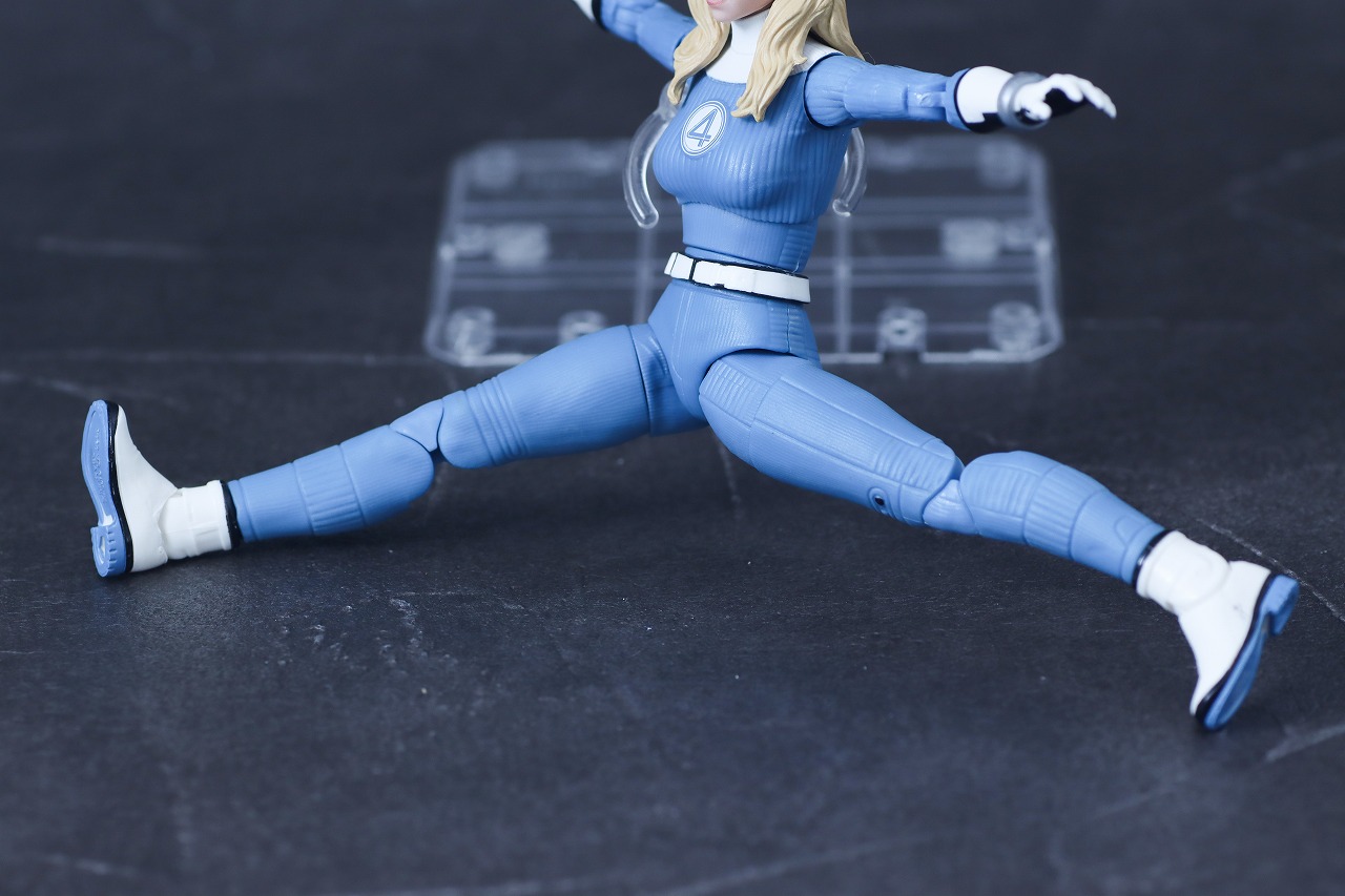 マーベルレジェンド　スー・ストーム　インビジブル・ウーマン（ファンタスティック4：ファースト・ステップ）　レビュー　可動範囲