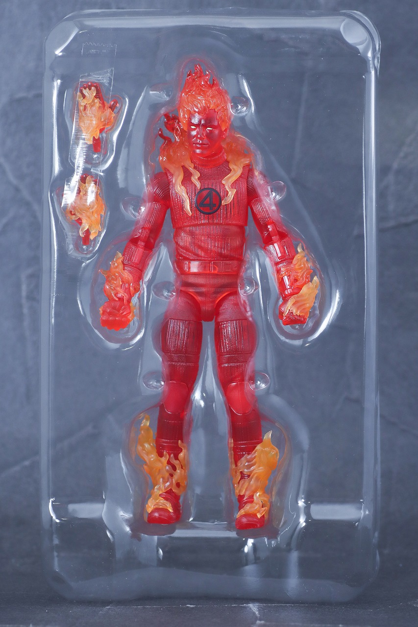 マーベルレジェンド　ヒューマン・トーチ（ファンタスティック4：ファースト・ステップ）　レビュー　パッケージ