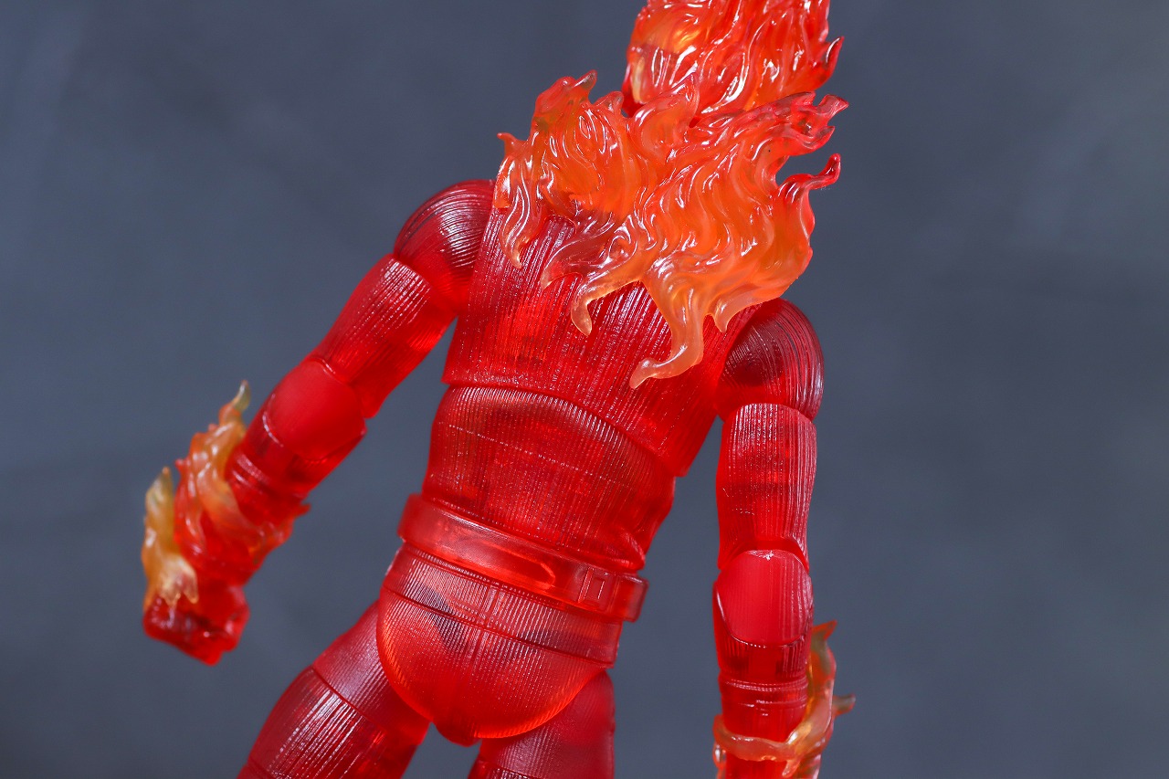 マーベルレジェンド　ヒューマン・トーチ（ファンタスティック4：ファースト・ステップ）　レビュー　本体