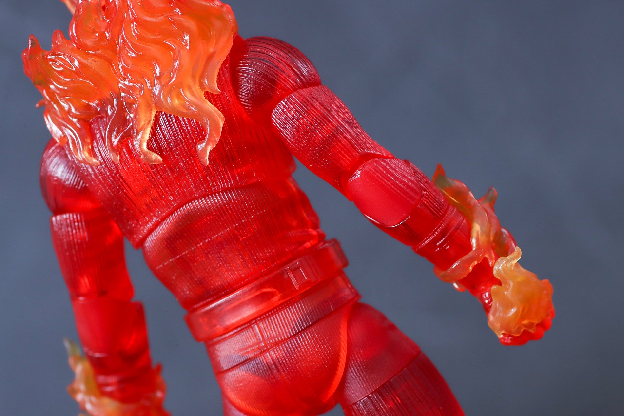 マーベルレジェンド　ヒューマン・トーチ（ファンタスティック4：ファースト・ステップ）　レビュー　本体