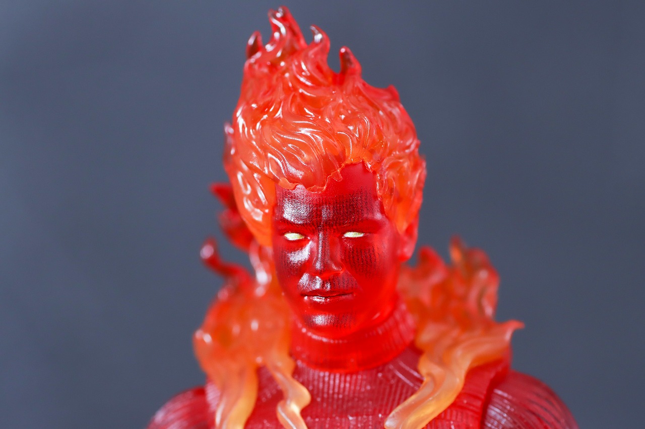 マーベルレジェンド　ヒューマン・トーチ（ファンタスティック4：ファースト・ステップ）　レビュー　本体