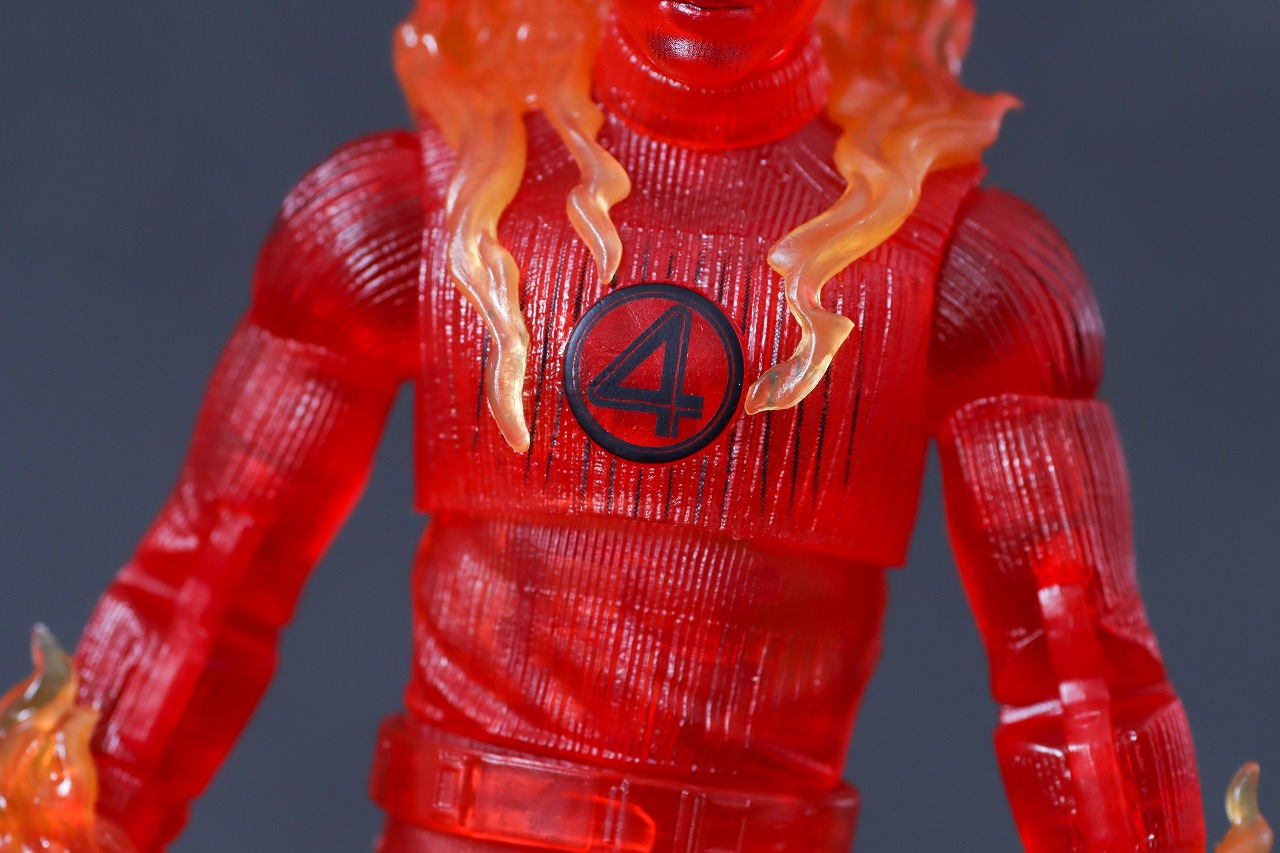 マーベルレジェンド　ヒューマン・トーチ（ファンタスティック4：ファースト・ステップ）　レビュー　本体
