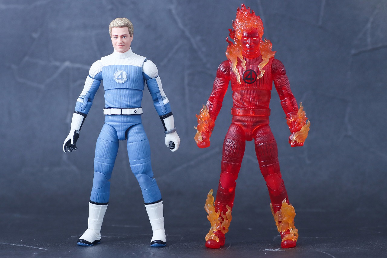 マーベルレジェンド　ヒューマン・トーチ（ファンタスティック4：ファースト・ステップ）　レビュー　本体　ジョニー・ストーム　比較