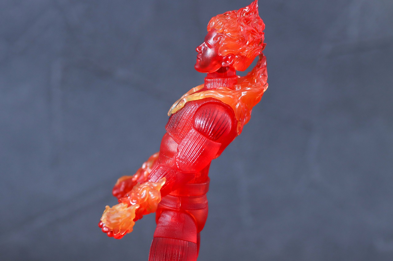 マーベルレジェンド　ヒューマン・トーチ（ファンタスティック4：ファースト・ステップ）　レビュー　可動範囲