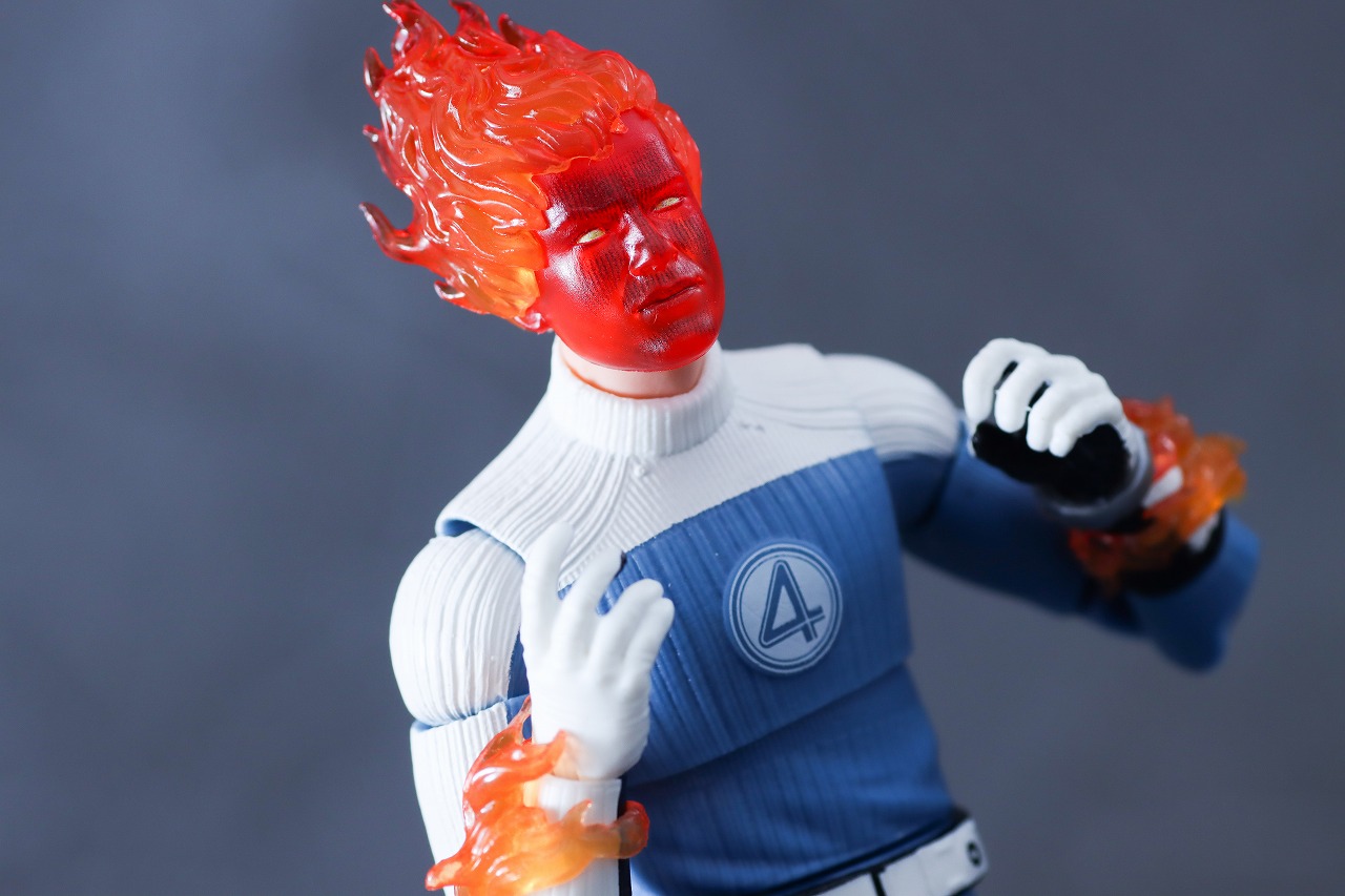 マーベルレジェンド　ヒューマン・トーチ（ファンタスティック4：ファースト・ステップ）　レビュー　アクション