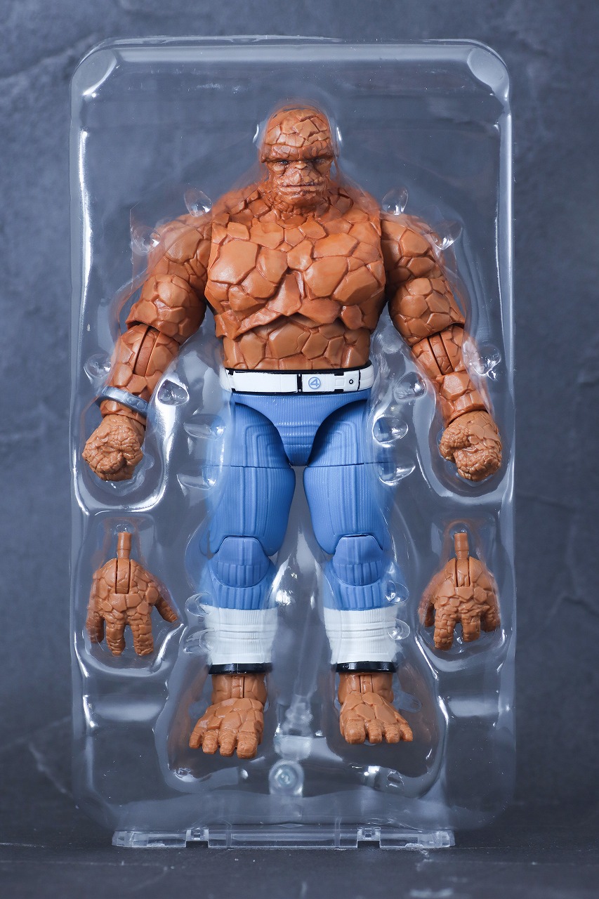 マーベルレジェンド　ベン・グリム　ザ・シング（『ファンタスティック4：ファースト・ステップ』）　レビュー　パッケージ