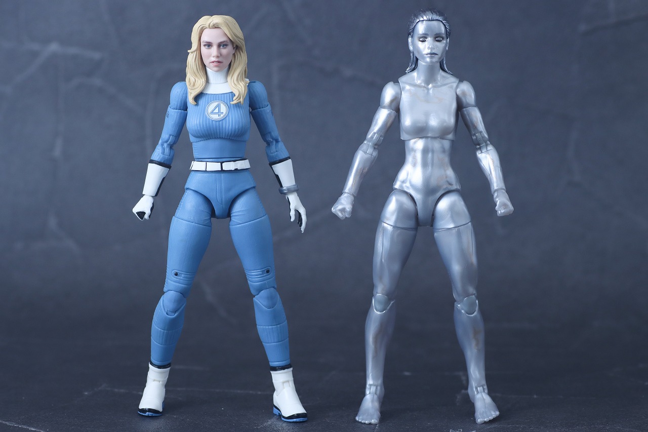 マーベルレジェンド　シルバーサーファー（『ファンタスティック4：ファースト・ステップ』）　レビュー　本体　インビジブル・ウーマン　比較