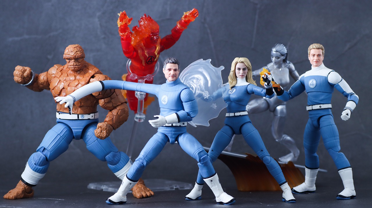 マーベルレジェンド　シルバーサーファー（『ファンタスティック4：ファースト・ステップ』）　レビュー　アクション　ミスター・ファンタスティック　インビジブル・ウーマン　ヒューマン・トーチ　ジョニー・ストーム　ザ・シング