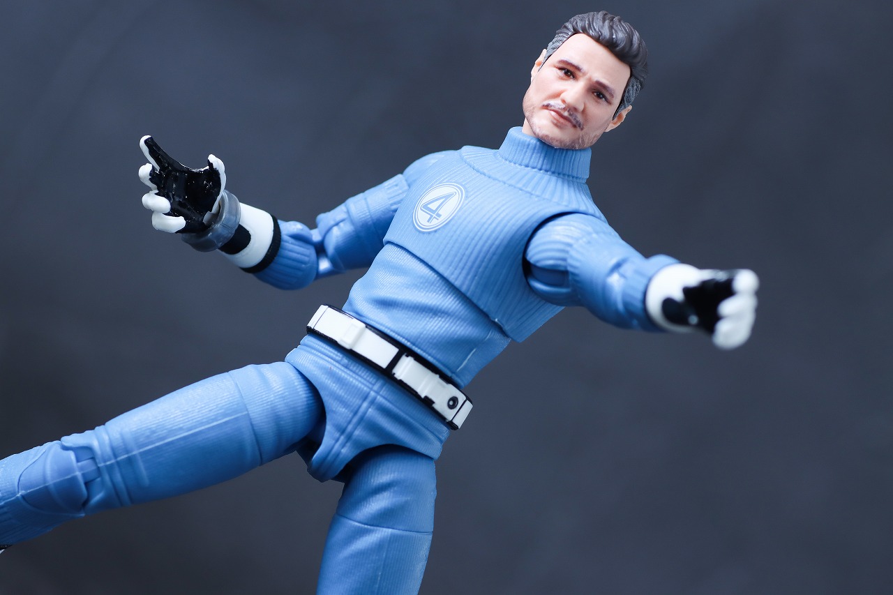 マーベルレジェンド　リード・リチャーズ　ミスター・ファンタスティック（『ファンタスティック4：ファースト・ステップ』）　レビュー　アクション