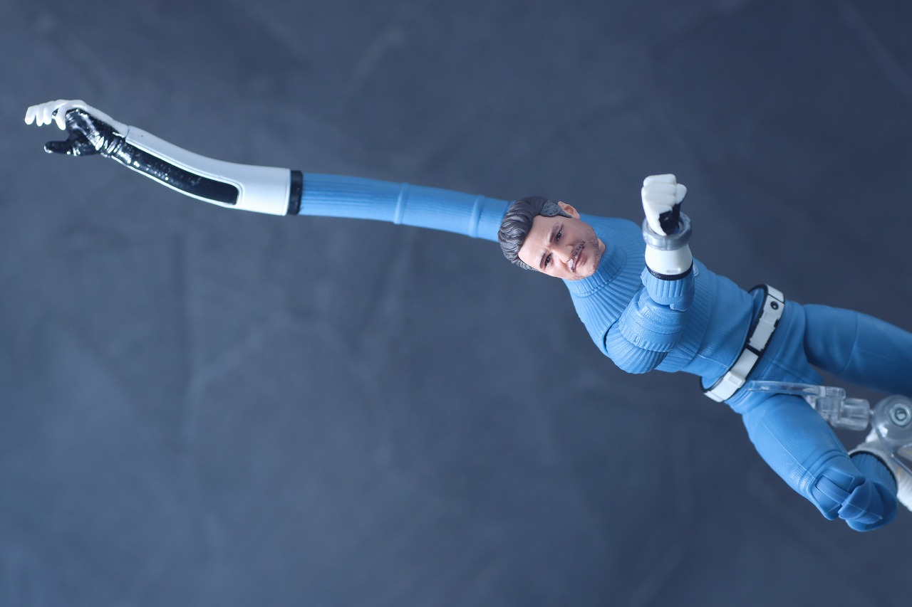 マーベルレジェンド　リード・リチャーズ　ミスター・ファンタスティック（『ファンタスティック4：ファースト・ステップ』）　レビュー　アクション