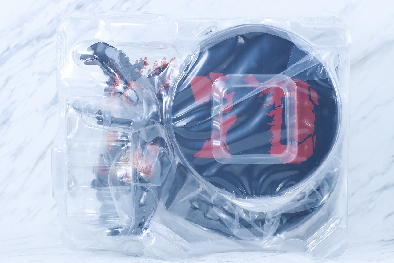 S.H.モンスターアーツ　ゴジラ（1995／バーニングゴジラ） 70周年特別記念Ver.　レビュー　パッケージ