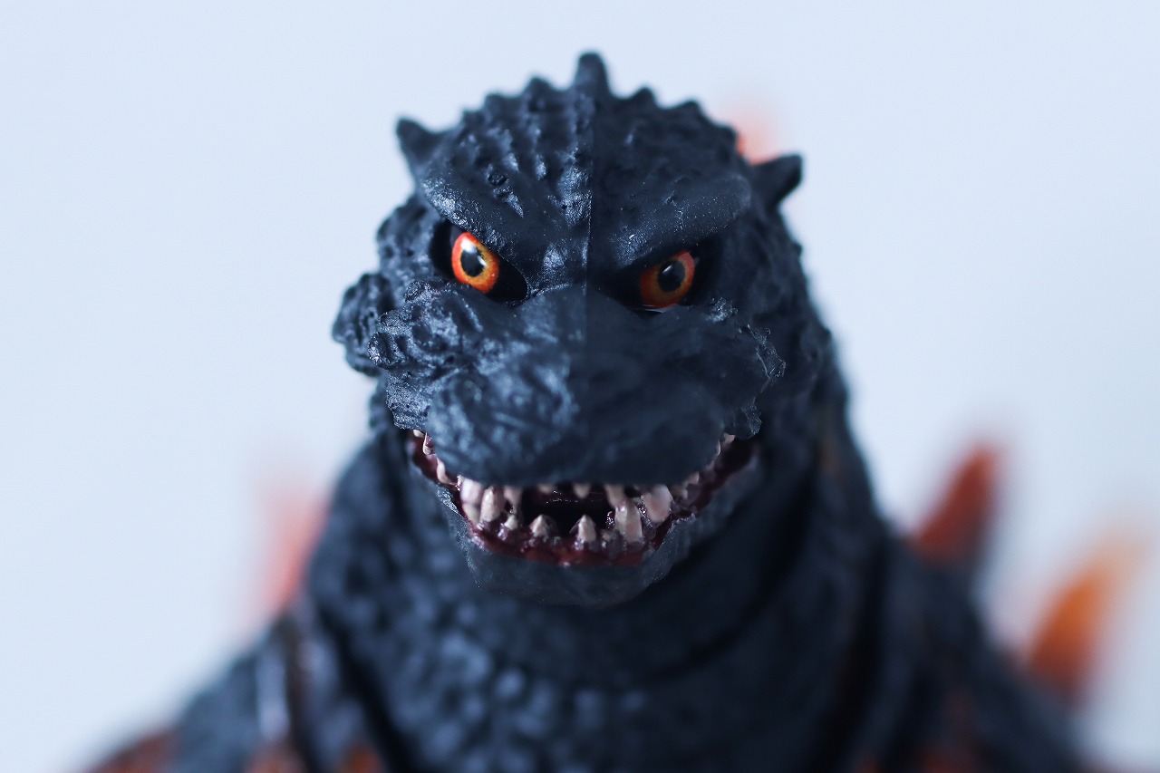 S.H.モンスターアーツ　ゴジラ（1995／バーニングゴジラ） 70周年特別記念Ver.　レビュー　本体