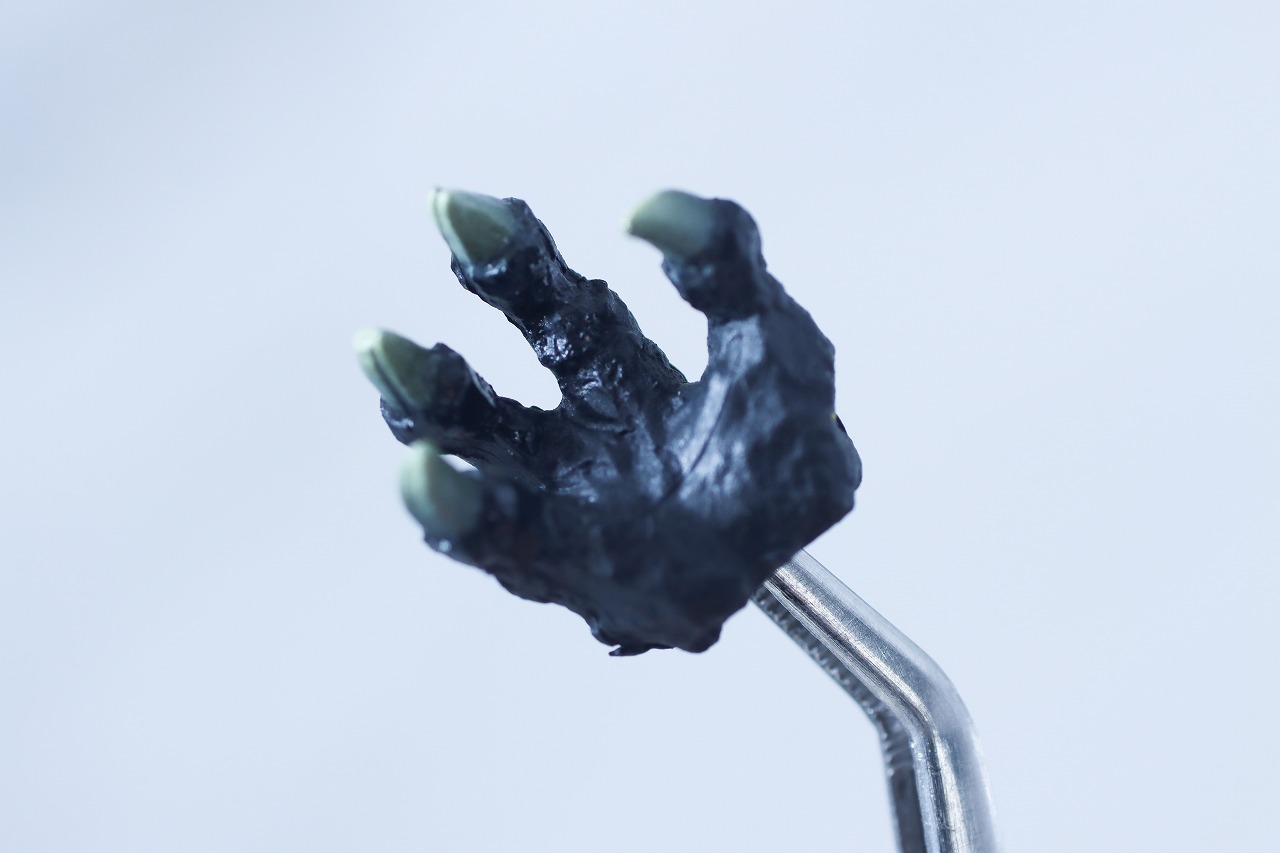 S.H.モンスターアーツ　ゴジラ（1995／バーニングゴジラ） 70周年特別記念Ver.　レビュー　付属品　手首