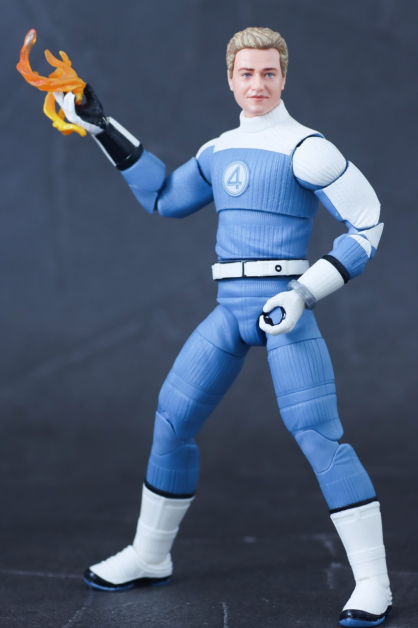 マーベルレジェンド　ジョニー・ストーム（『ファンタスティック4：ファースト・ステップ』）　レビュー　本体