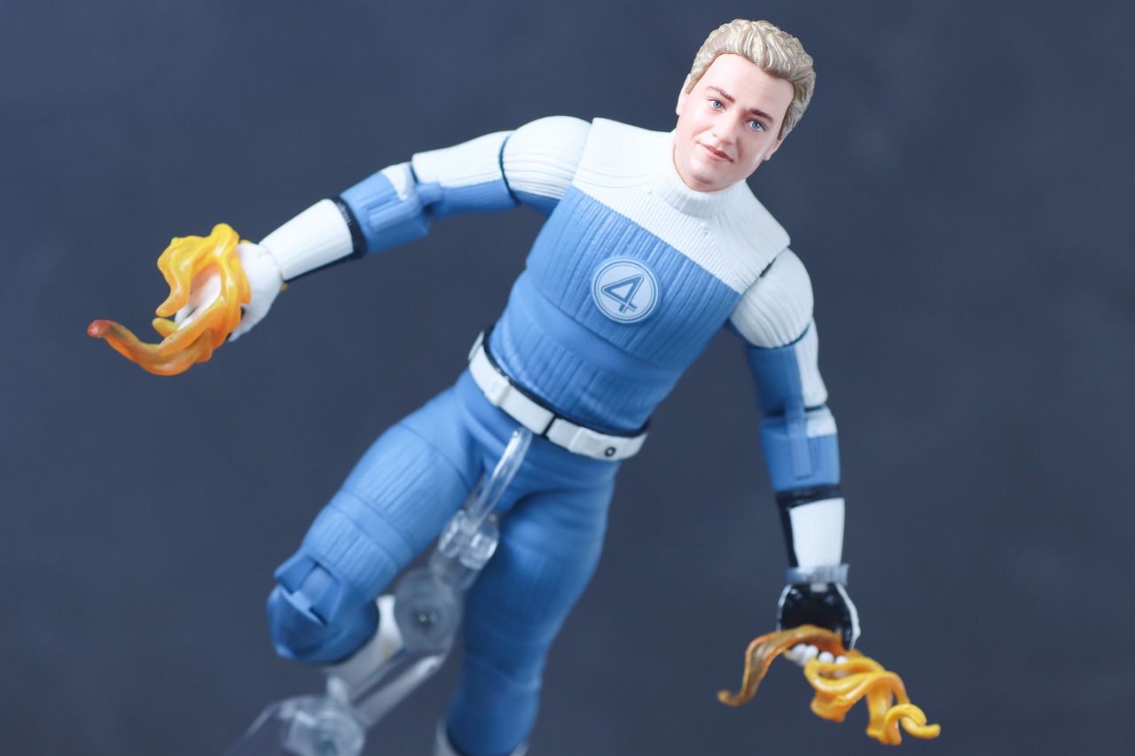 マーベルレジェンド　ジョニー・ストーム（『ファンタスティック4：ファースト・ステップ』）　レビュー　アクション