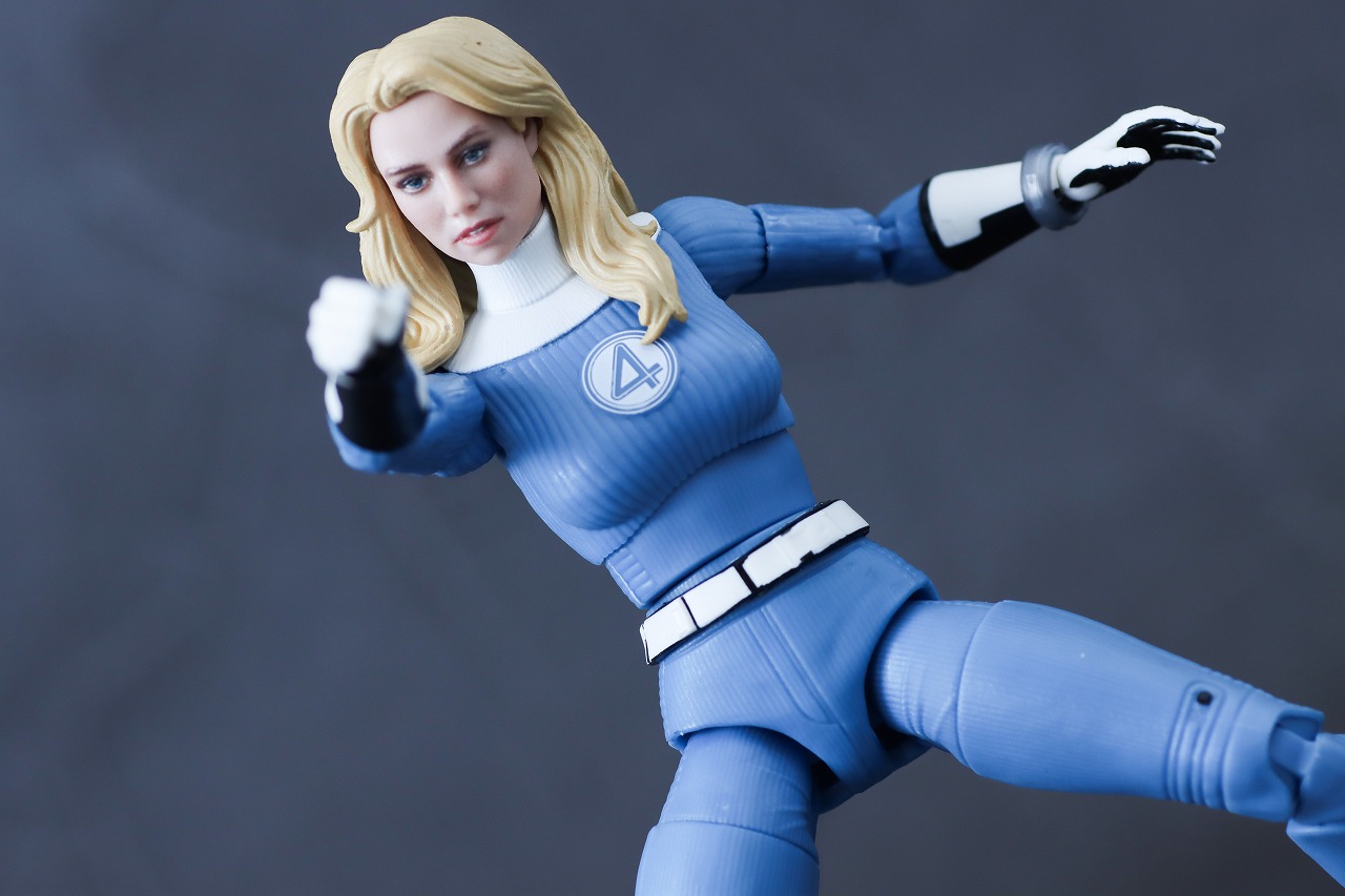 マーベルレジェンド　スー・ストーム　インビジブル・ウーマン（ファンタスティック4：ファースト・ステップ）　レビュー　アクション