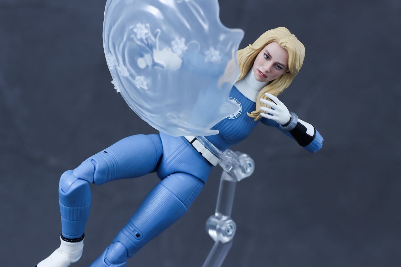 マーベルレジェンド　スー・ストーム　インビジブル・ウーマン（ファンタスティック4：ファースト・ステップ）　レビュー　アクション