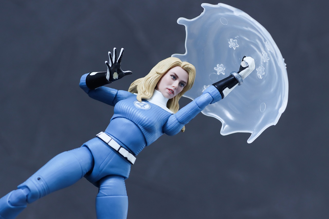 マーベルレジェンド　スー・ストーム　インビジブル・ウーマン（ファンタスティック4：ファースト・ステップ）　レビュー　アクション