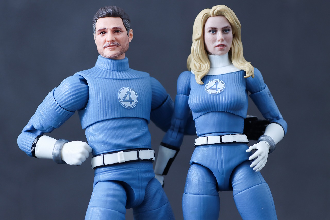 マーベルレジェンド　スー・ストーム　インビジブル・ウーマン（ファンタスティック4：ファースト・ステップ）　レビュー　アクション　ミスター・ファンタスティック