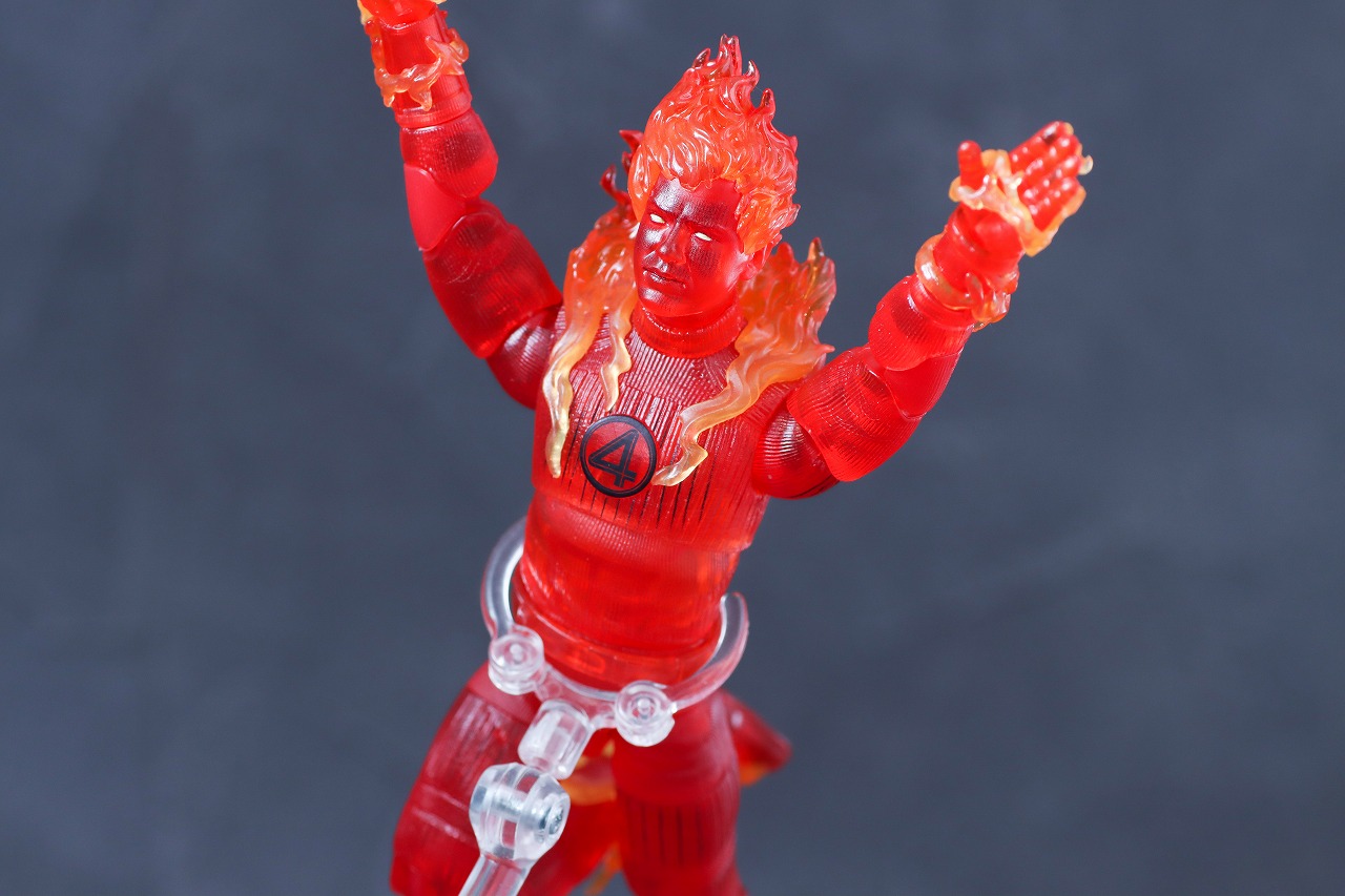 マーベルレジェンド　ヒューマン・トーチ（ファンタスティック4：ファースト・ステップ）　レビュー　アクション