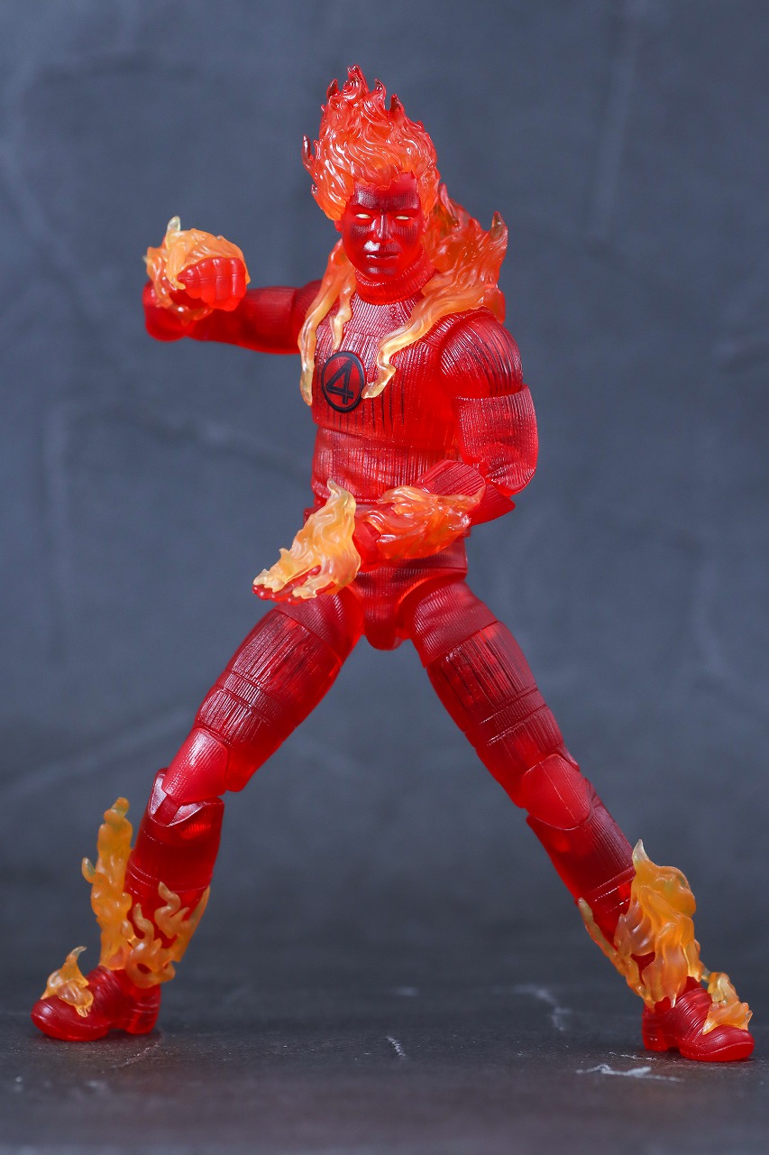 マーベルレジェンド　ヒューマン・トーチ（ファンタスティック4：ファースト・ステップ）　レビュー　本体