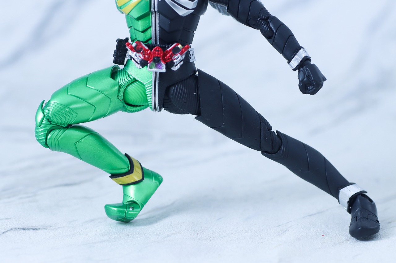 S.H.フィギュアーツ 真骨彫製法　仮面ライダーW サイクロンスカル　レビュー　可動範囲