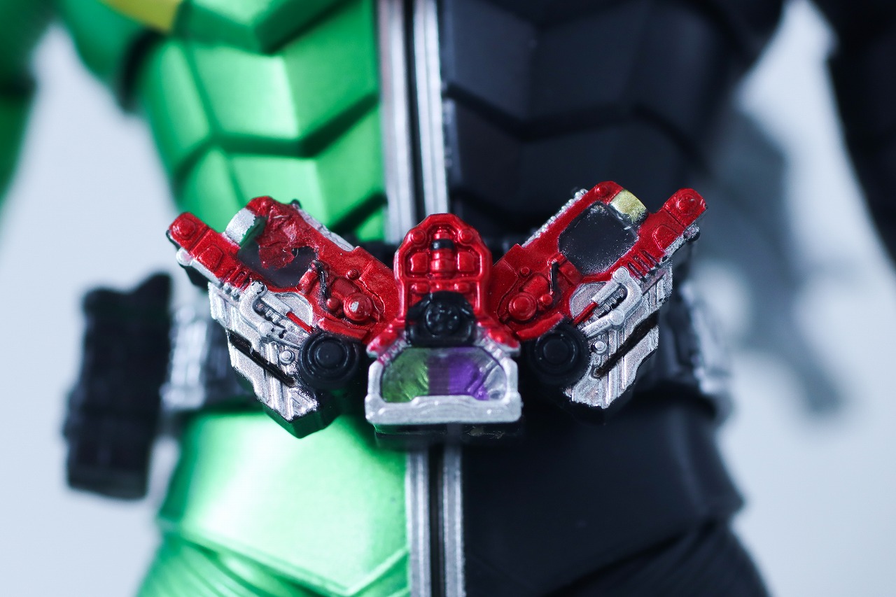 S.H.フィギュアーツ 真骨彫製法　仮面ライダーW サイクロンスカル　レビュー　本体