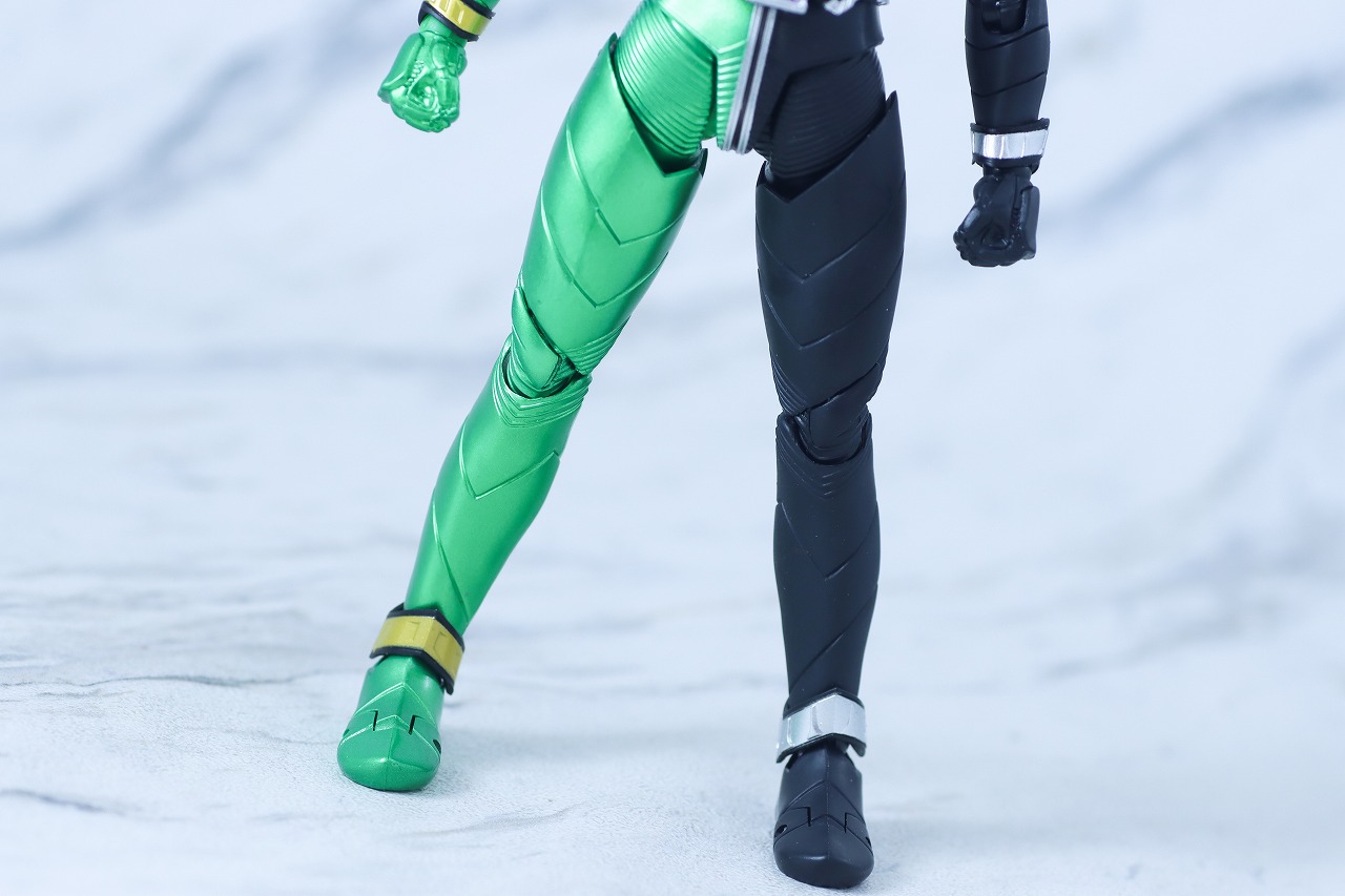 S.H.フィギュアーツ 真骨彫製法　仮面ライダーW サイクロンスカル　レビュー　本体